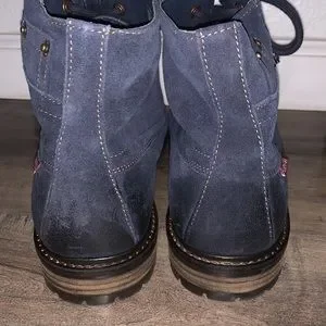 NWOT SHEFFIELD NAVY SUEDE WORK BOOT Levi main image 2